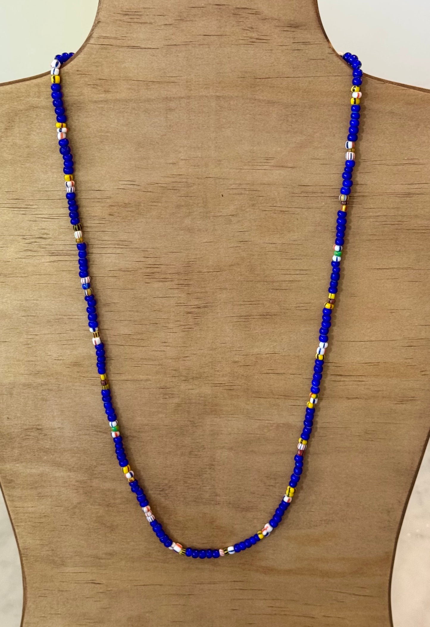 Three Five Chevron Sea Necklace
