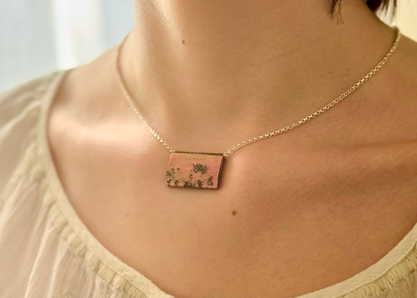 Aeris Landscape Jasper Horizon Necklace
