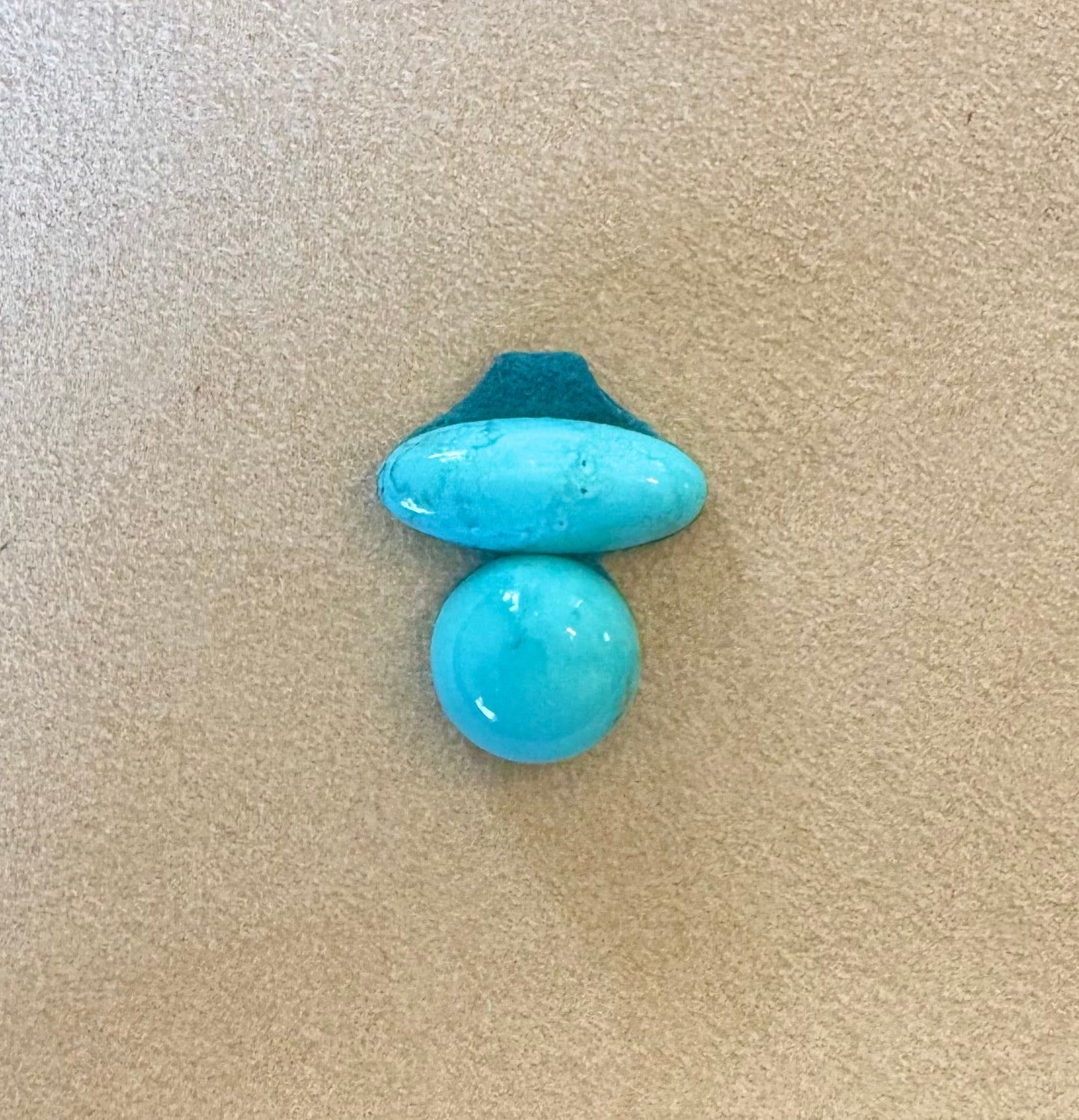 Aeris Turquoise Pairing Oval with Round Necklace