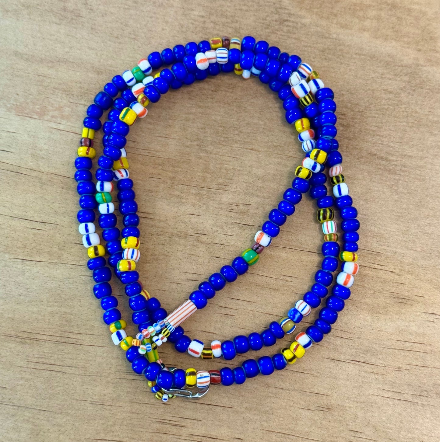 Three Five Chevron Sea Necklace