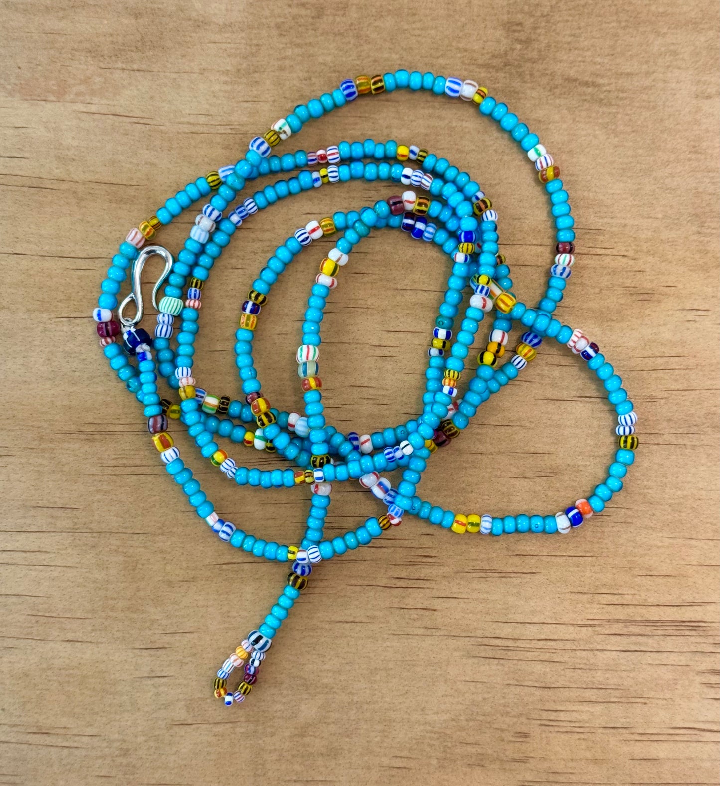 Three Five Chevron Sky Necklace