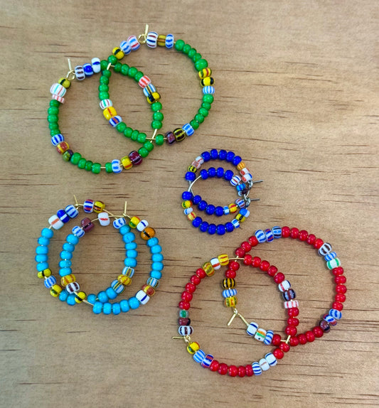 Three Five Chevron Hoops