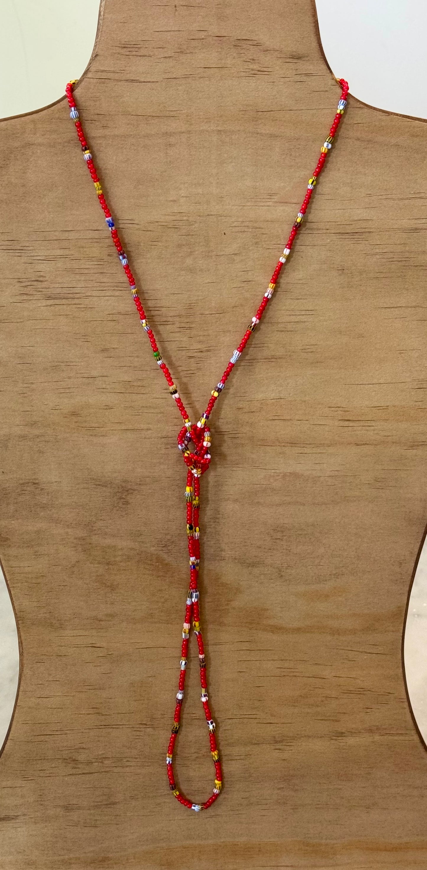 Three Five Chevron Fire Necklace
