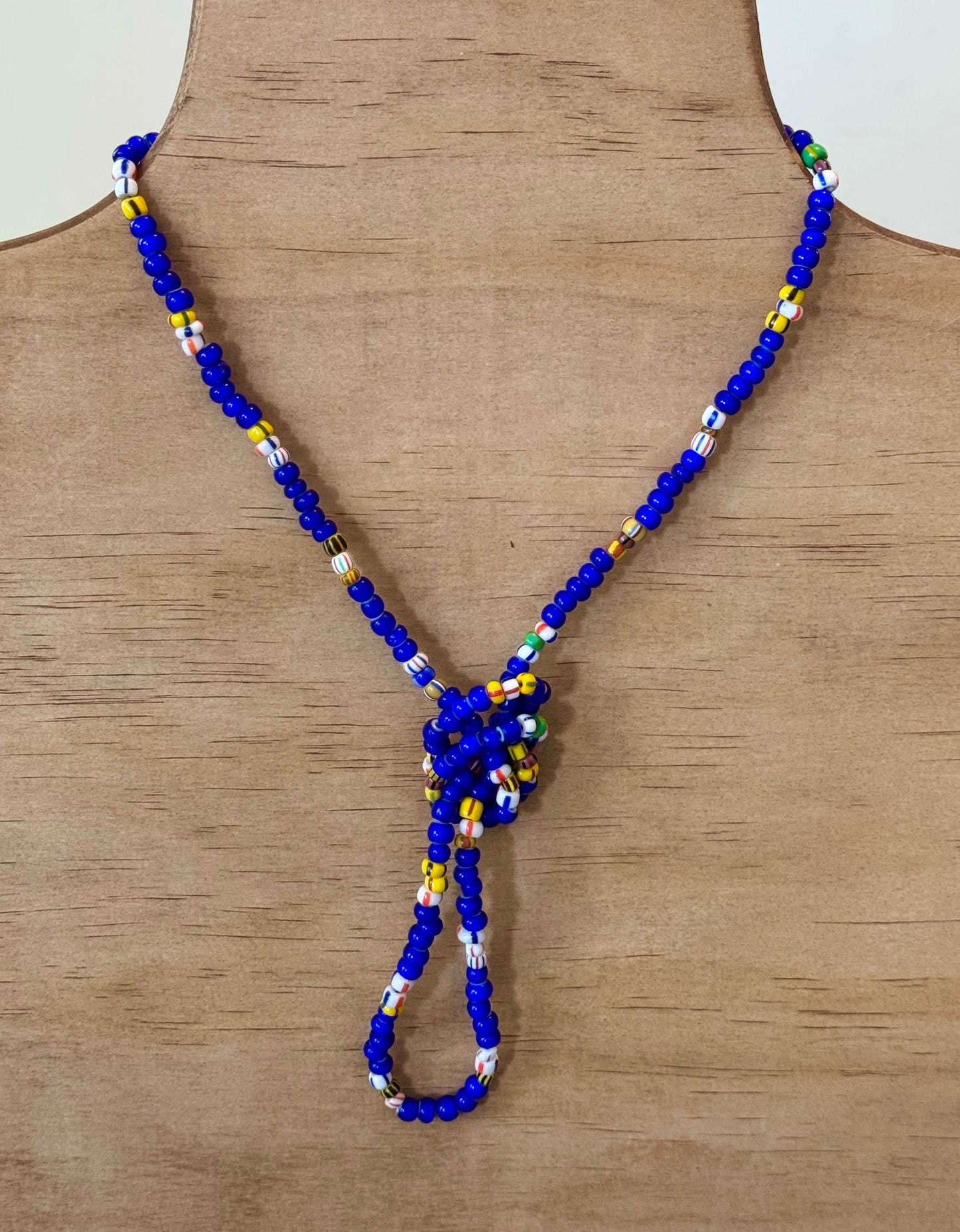 Three Five Chevron Sea Necklace