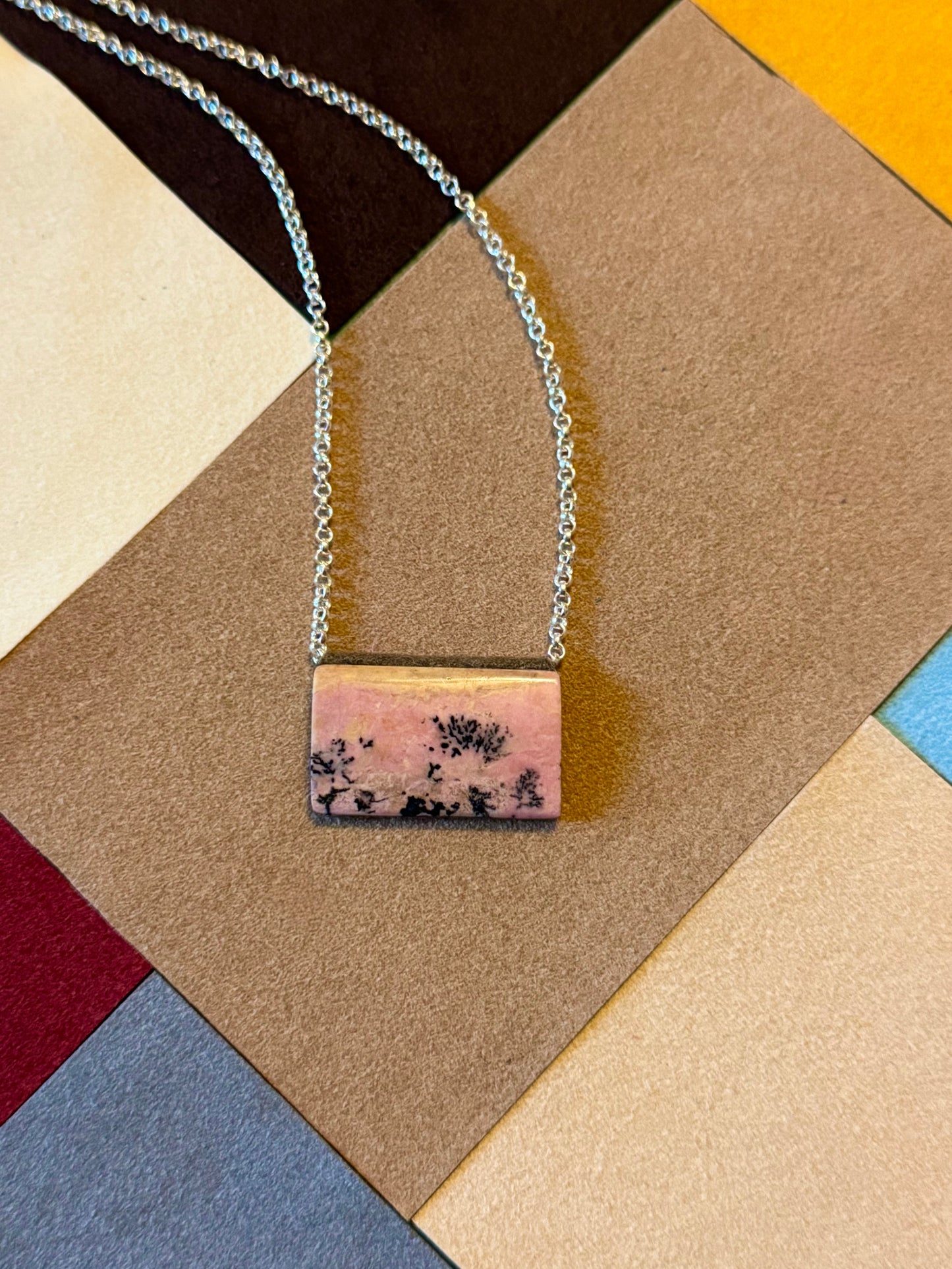 Aeris Landscape Jasper Horizon Necklace