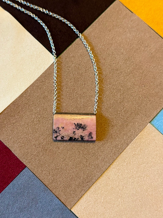 Aeris Landscape Jasper Horizon Necklace