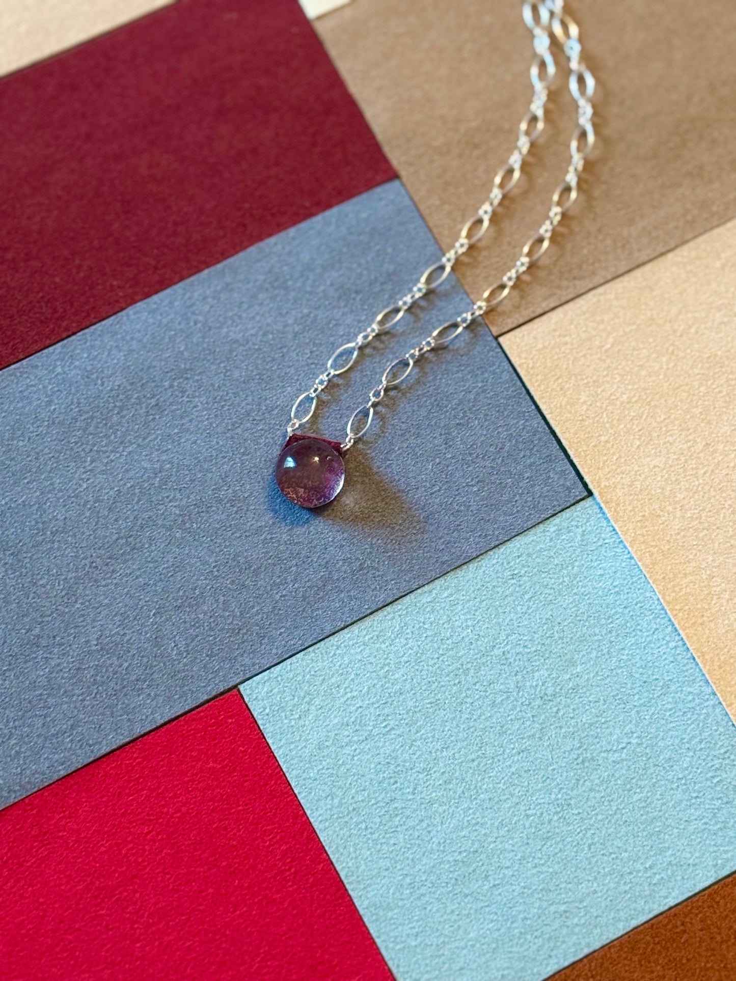 Aeris Rose Quartz Round Necklace