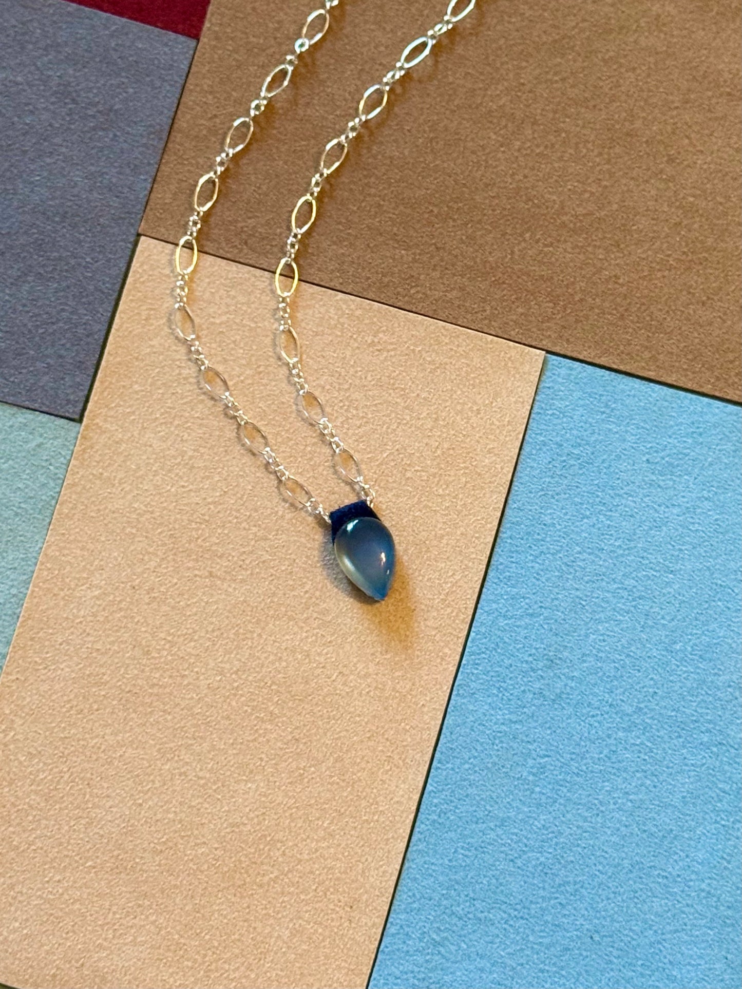 Aeris Moonstone Pear Necklace