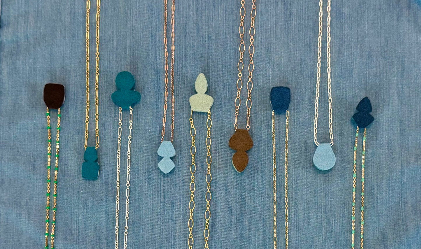 Aeris Moonstone Inlay Necklace Collection