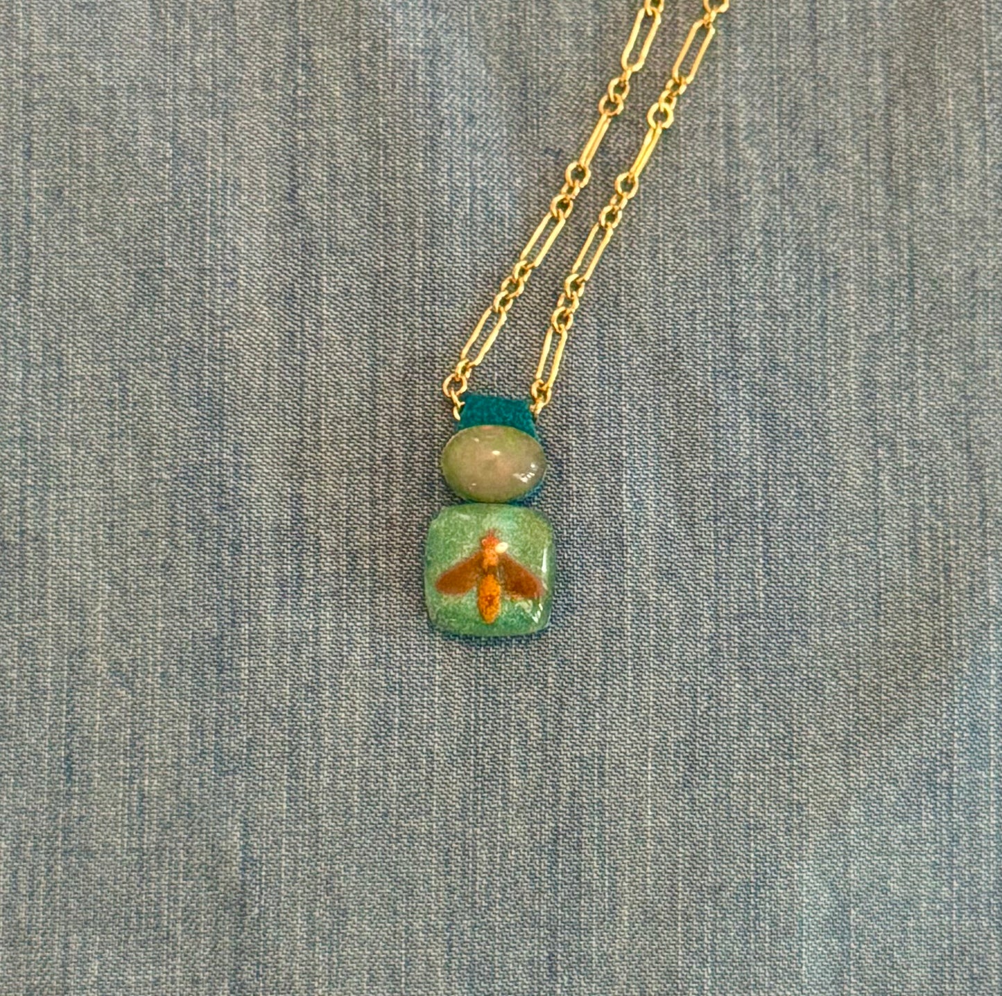 Aeris Moonstone Inlay Necklace Collection