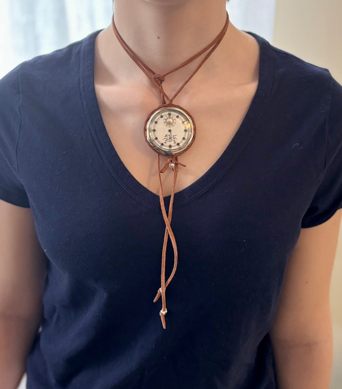 British Racing Pocket Watch Pendant