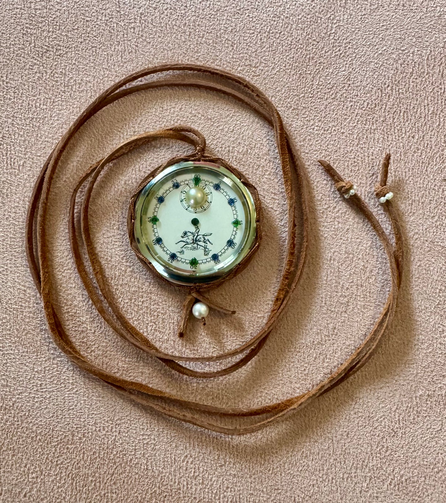 British Racing Pocket Watch Pendant