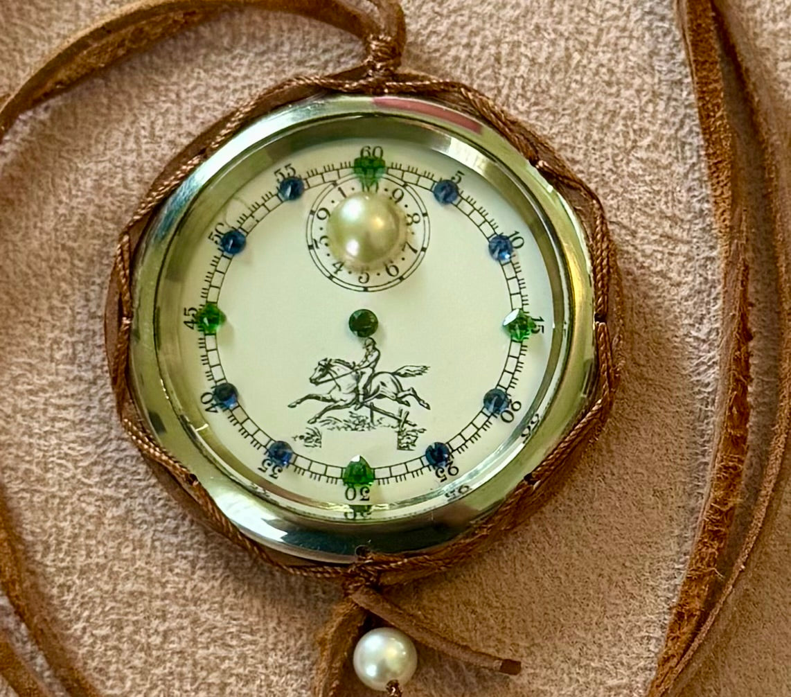 British Racing Pocket Watch Pendant