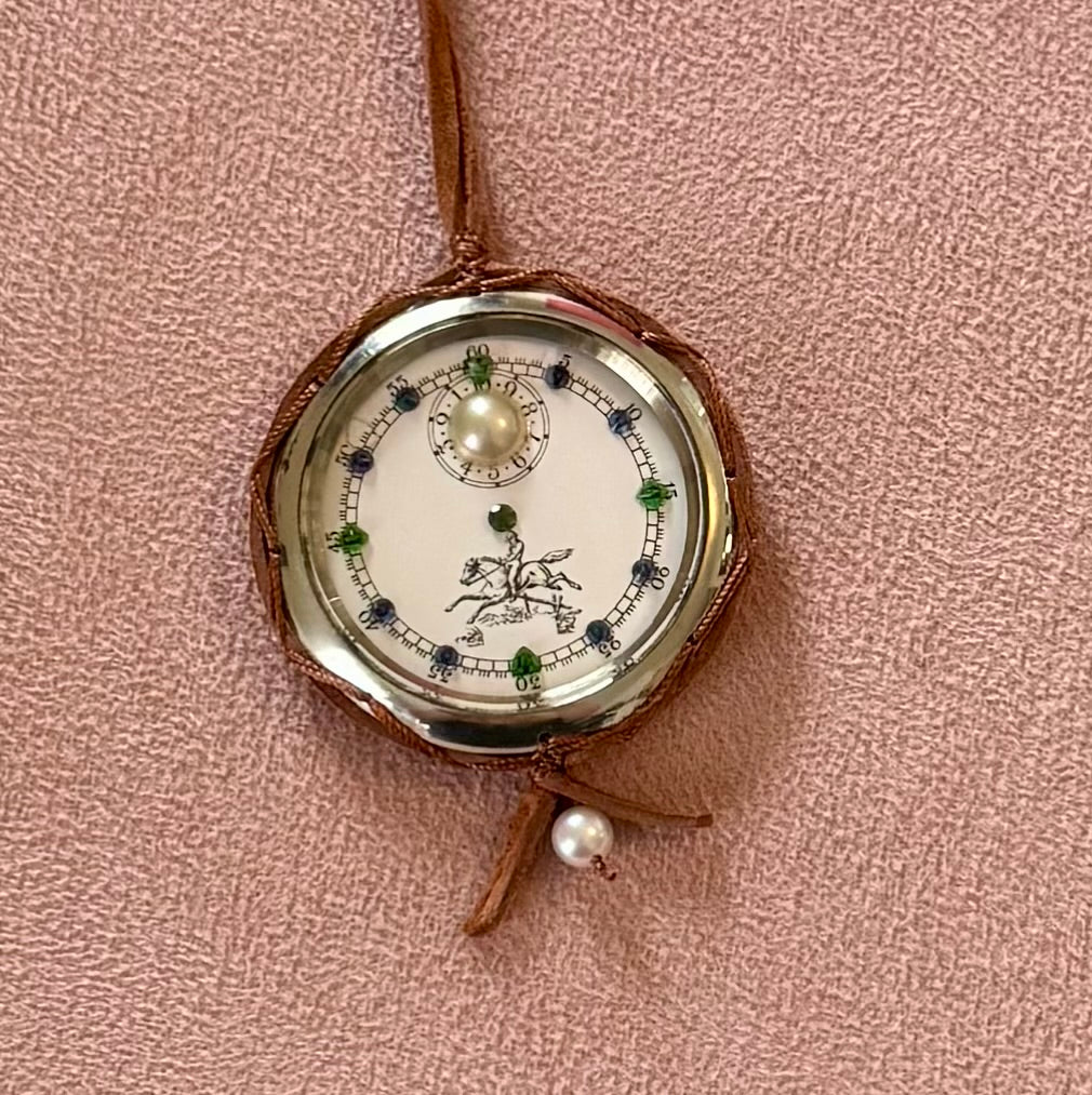 British Racing Pocket Watch Pendant