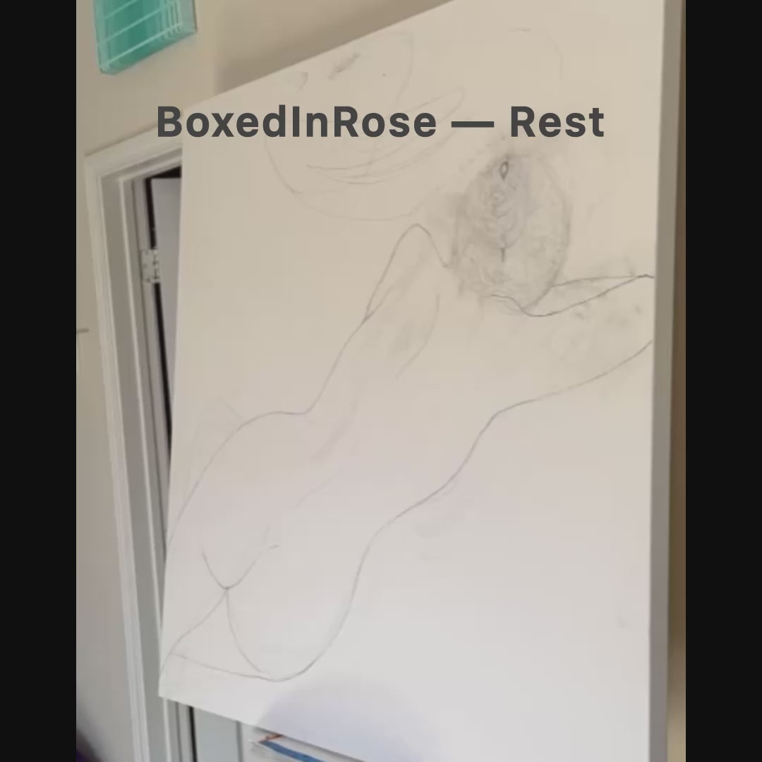 Load video: Adding the 24karat gold vintage Japanese embroidery thread to the canvas. My favorite part of the process.